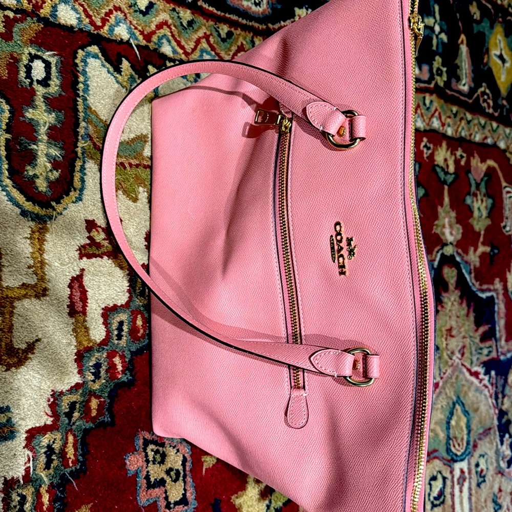 Pink coach purse